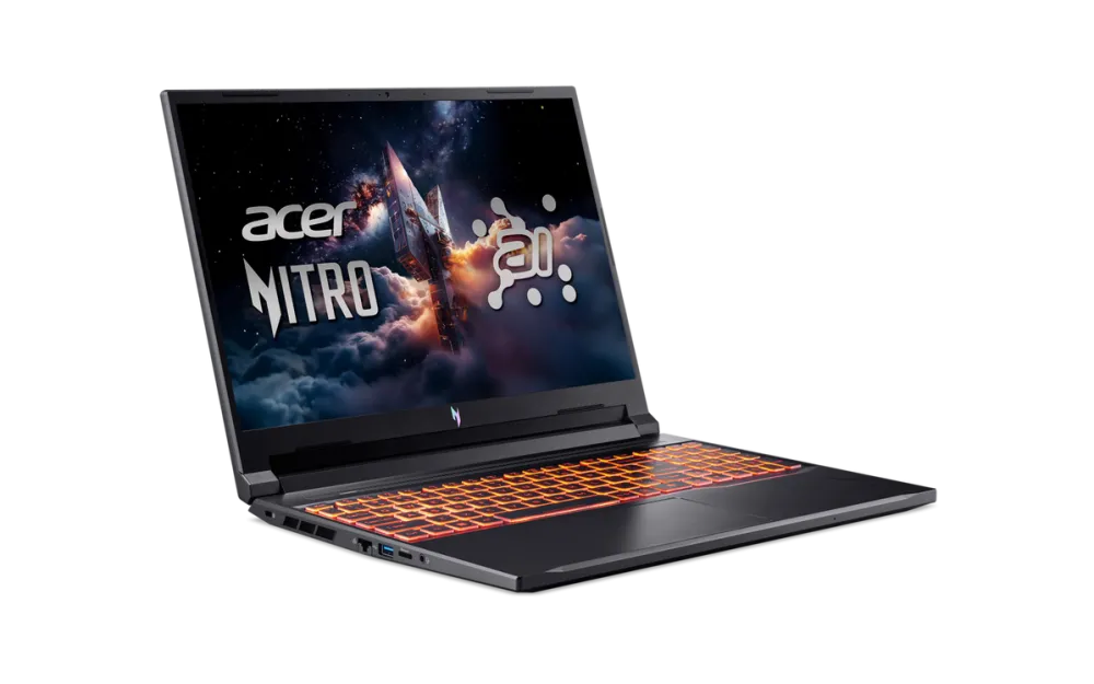 Nitro V 16 ANV16-42-R0W6/16"/FHD IPS/AMD Ryzen AI 7-260H/32GB/1TB/Nvidia RTX 5070/Win11Home/Black/2Y Warranty