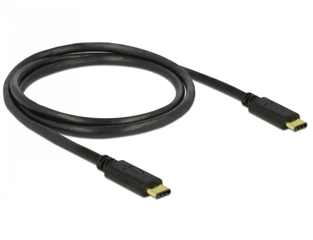 DELOCK 83673, USB-C cable - USB-C to USB-C - 1 m