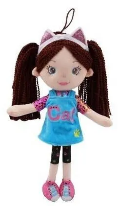 TULILO Papusa Tulilo Zosia 35 cm, moale, pentru copii peste 3 ani, multicolor, 1 buc