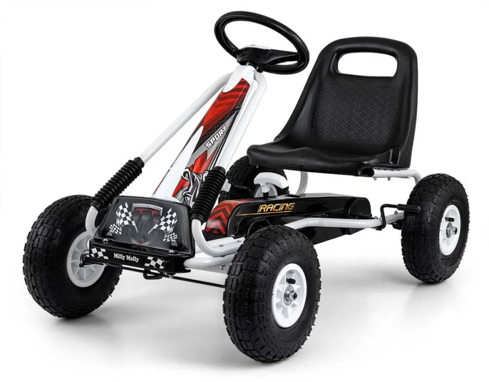Milly Mally Gokart cu pedale, Milly Mally, Multicolor, 94x63x61cm