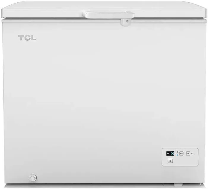 TCL Lada Frigorifica TCL CF190EWE0, 190 L, Defrost, Control electronic, lumina LED, 1 cos, maner cu incuietoare, Clasa E, Alb