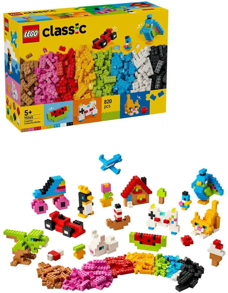 LEGO Set de constructie Classic Caramizi creative in culori 11045, 820 piese