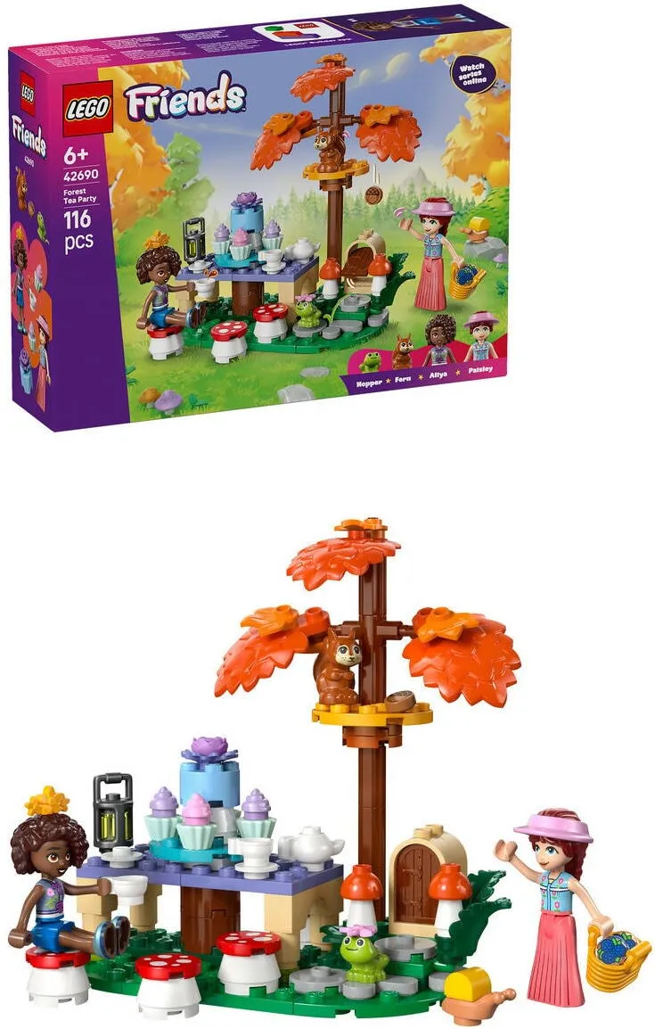 LEGO Set de constructie Friends Petrecere cu ceai in padure 42690, 116 piese