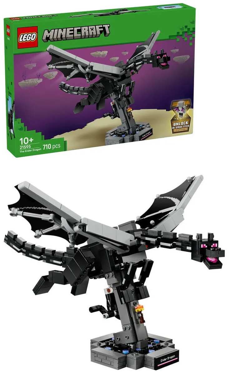 LEGO Minecraft - Dragonul Ender 21595, 710 piese