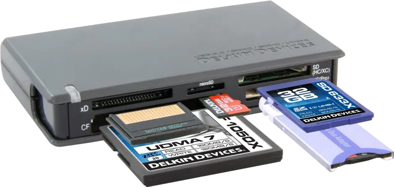 Card Reader DELKIN SD, microSD, CF MemStick (USB 3.0)