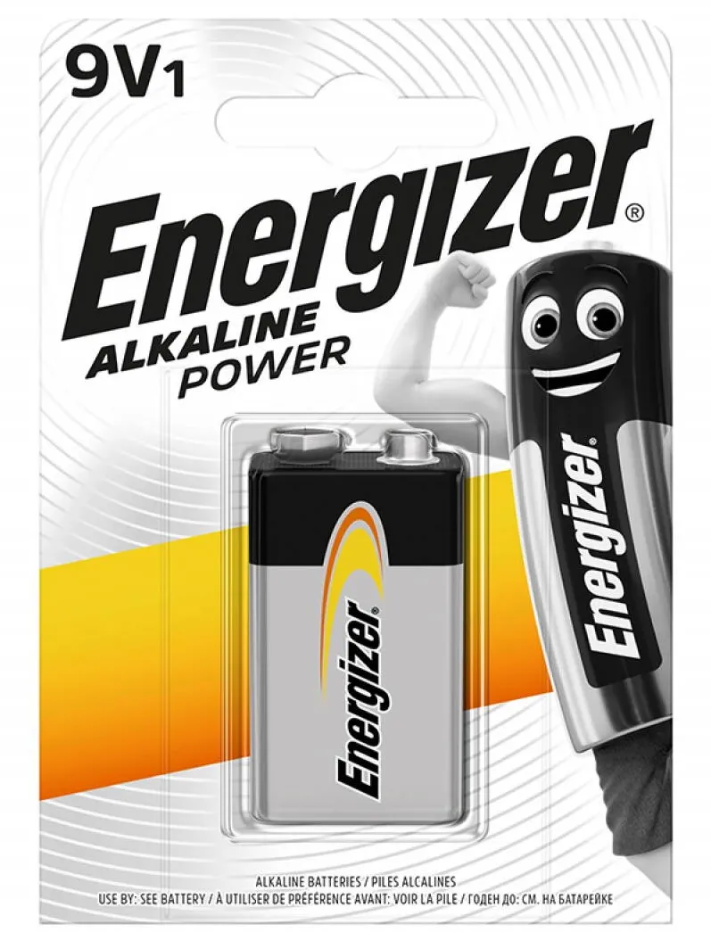 ENERGIZER Baterii alkaline ENERGIZER 9V, 6LR6