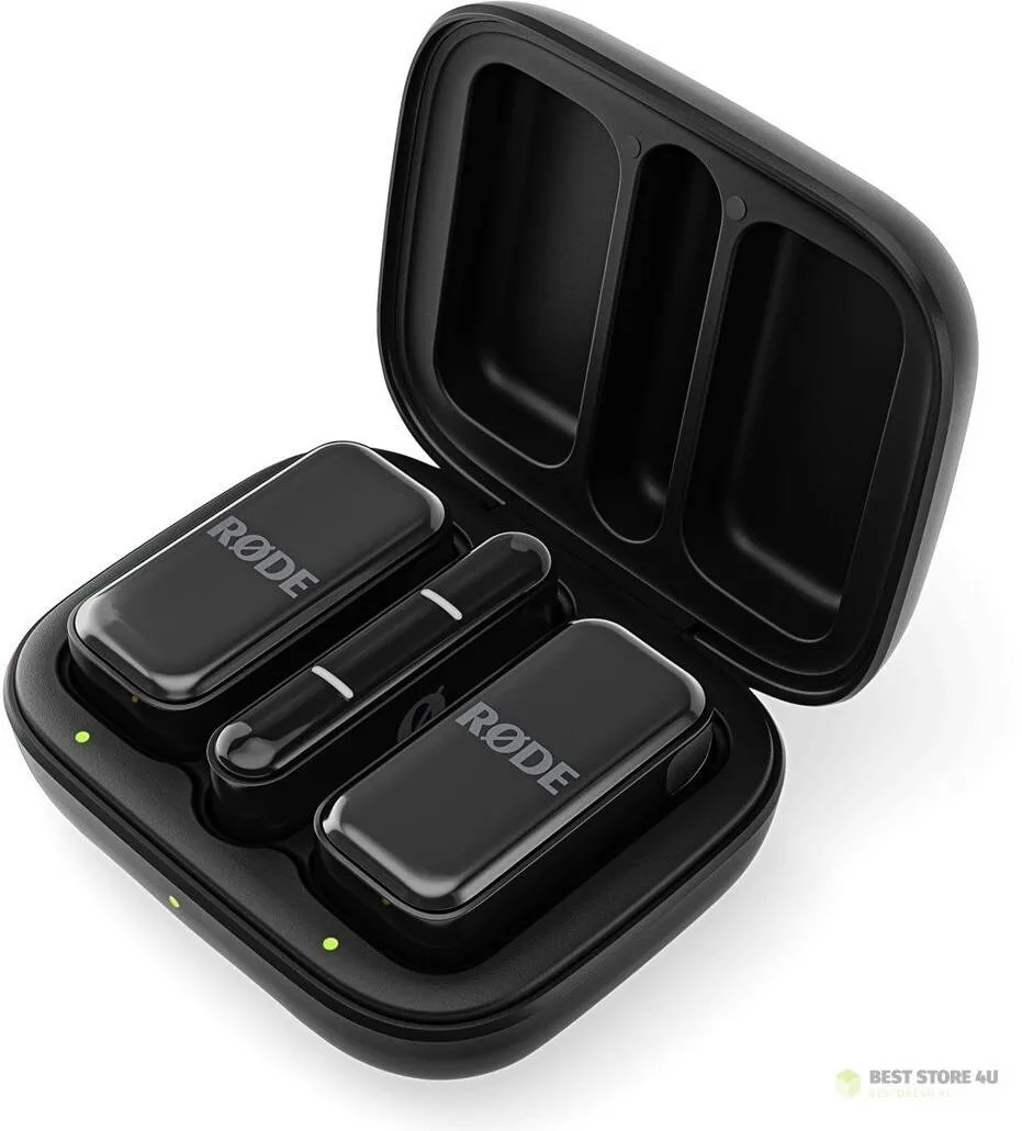 Microfon Rode Microfon RODE Wireless Micro, sistem digital wireless 2 canale, USB-C, 110x151x58mm, negru