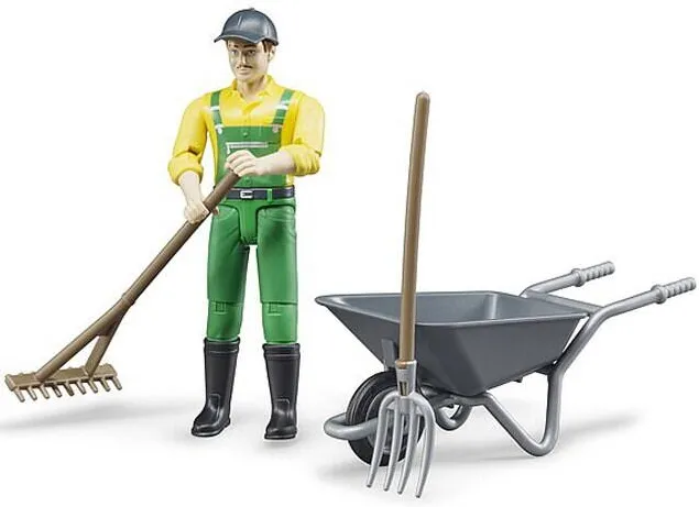 Masina BRUDER Figurina Bruder bworld - Fermier