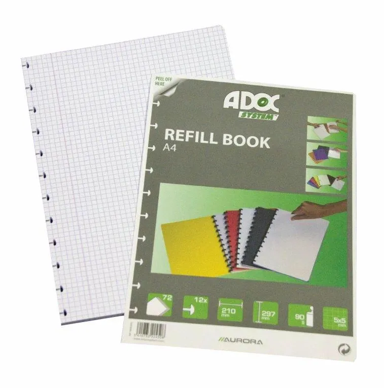 Aurora Rezerva caiet A5, 72 file - 90g/mp, Aurora Adoc - matematica