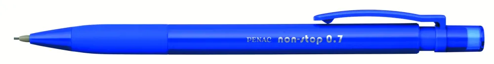Penac Creion mecanic Penac Non-Stop, rubber grip, 0.7mm, varf plastic - corp albastru