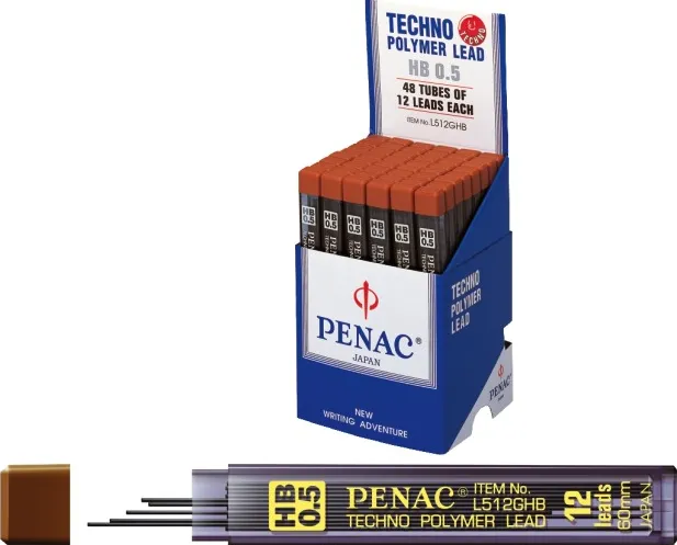 Penac Mine pentru creion mecanic 0,5mm, 12/set, Penac - HB