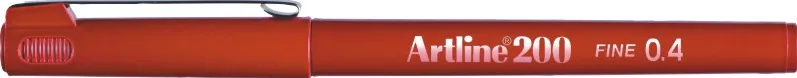 Artline Liner Artline 200, varf fetru 0.4mm - rosu inchis