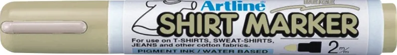 Artline T-Shirt marker Artline, corp plastic, varf rotund 2.0mm - bej