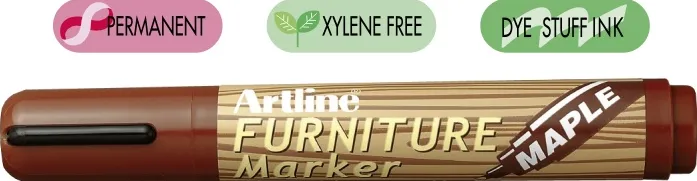 Artline Marker Artline 95, pentru mobilier din lemn (retusuri), corp plastic, varf tesit 2.0-5.0mm - artar