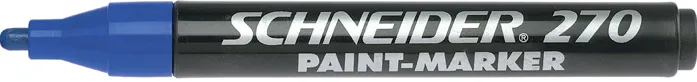 Schneider Marker cu vopsea Schneider Maxx 270, varf rotund 1-3mm - albastru