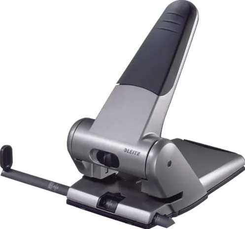 Leitz Perforator metalic, 65 coli, LEITZ 5180 - argintiu