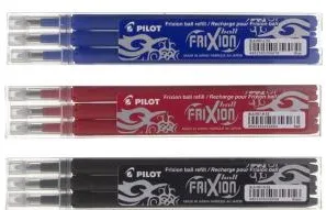 Pilot Rezerva roller Frixion 0.7mm, 3buc/set - albastru