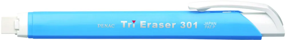 Penac Radiera mecanica Penac Tri Eraser, triunghiulara, 100 cauciuc - corp albastru pastel