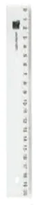 Alco Rigla din plastic transparent, 20cm, Alco