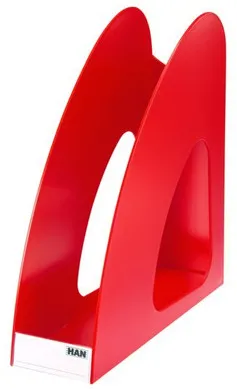 HAN Suport vertical plastic pentru cataloage HAN Twin - rosu