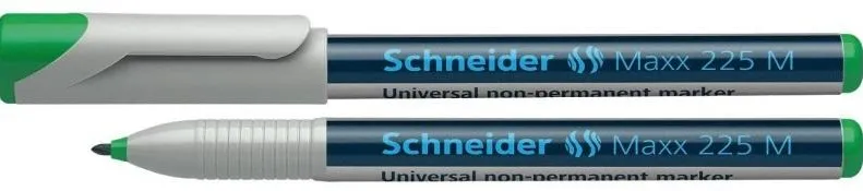 Schneider Universal non-permanent marker SCHNEIDER Maxx 225 M, varf 1mm - verde