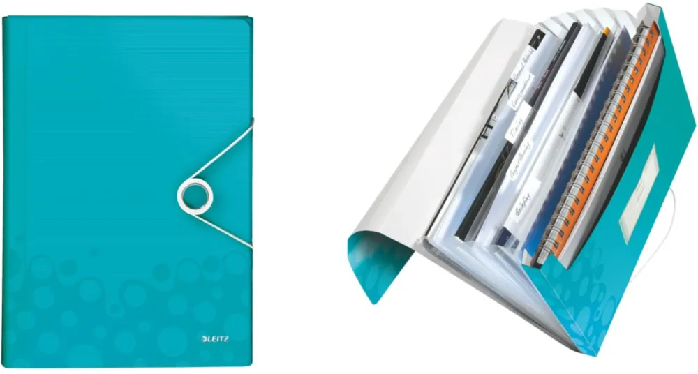 Leitz Mapa tip Proiect LEITZ Wow, PP - turcoaz metalizat