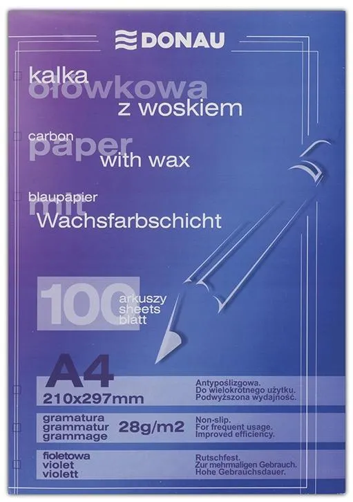 DONAU Indigo pentru scris de mana, 100 file/set, DONAU - violet