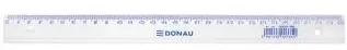 DONAU Rigla din plastic transparent, 30cm, DONAU