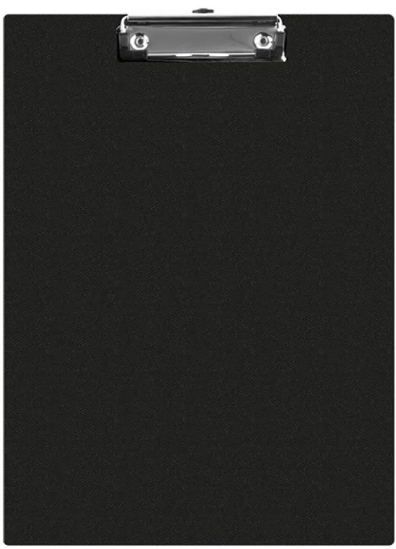 Q-CONNECT Clipboard simplu A5, plastifiat PVC, Q-Connect - negru