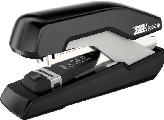Rapid Capsator Rapid Supreme Omnipress Compact SO30c Half Strip, 30 coli - negru