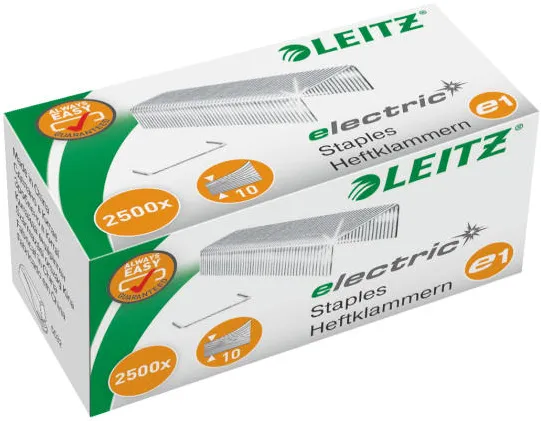 Leitz Capse LEITZ - E1 pentru capsatorul electric LEITZ 5532, 2500 buc/cutie