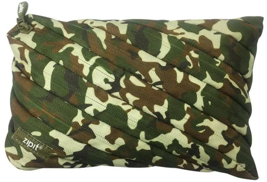 ZipIT Penar cu fermoar, Camo Jumbo - camuflaj verde