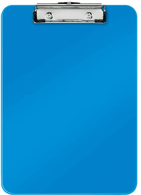 Leitz Clipboard LEITZ WOW, simplu, PS, A4, 100 coli, albastru