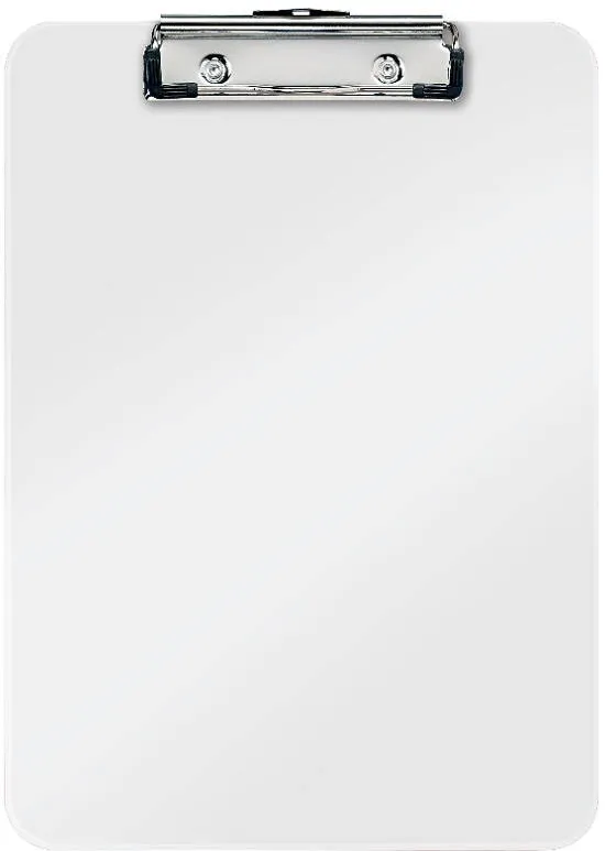 Leitz Clipboard LEITZ WOW, simplu, PS, A4, 100 coli, alb