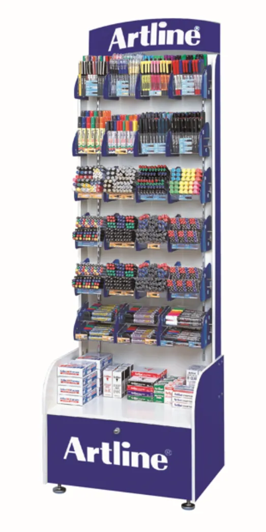 Artline Display de podea, Artline, 590 x 540 x 1820 mm