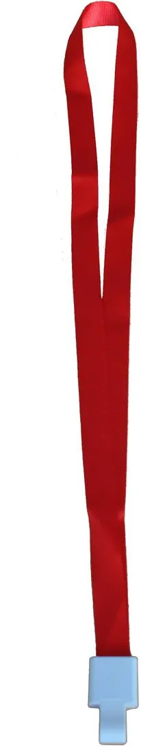Kejea Lanyard textil, 15mm latime, sliding clip, KEJEA - rosu
