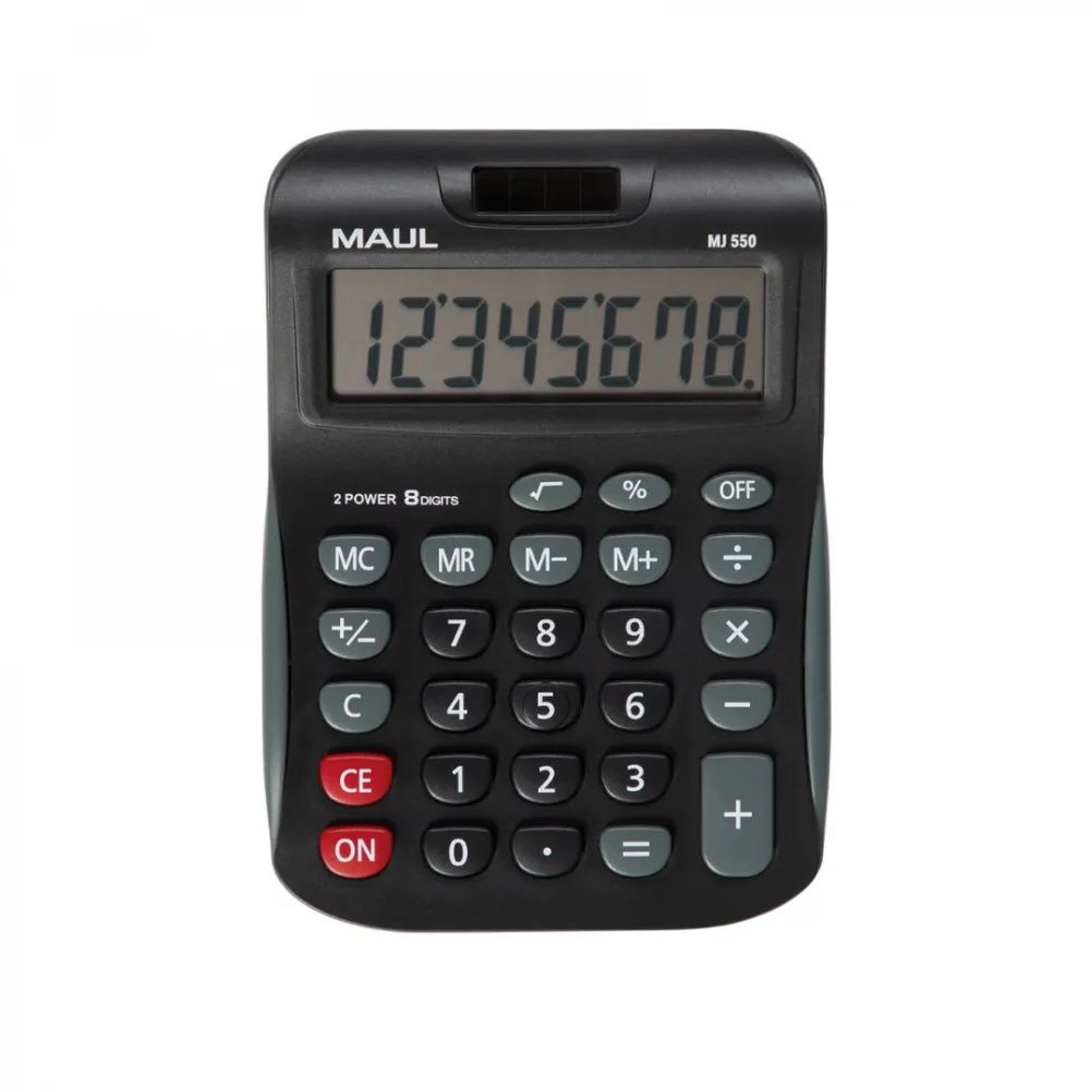 Maul Calculator de birou MJ550, 8 digits - negru