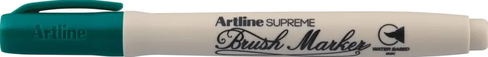 Artline Carioca ARTLINE Supreme, varf flexibil (tip pensula) - verde inchis
