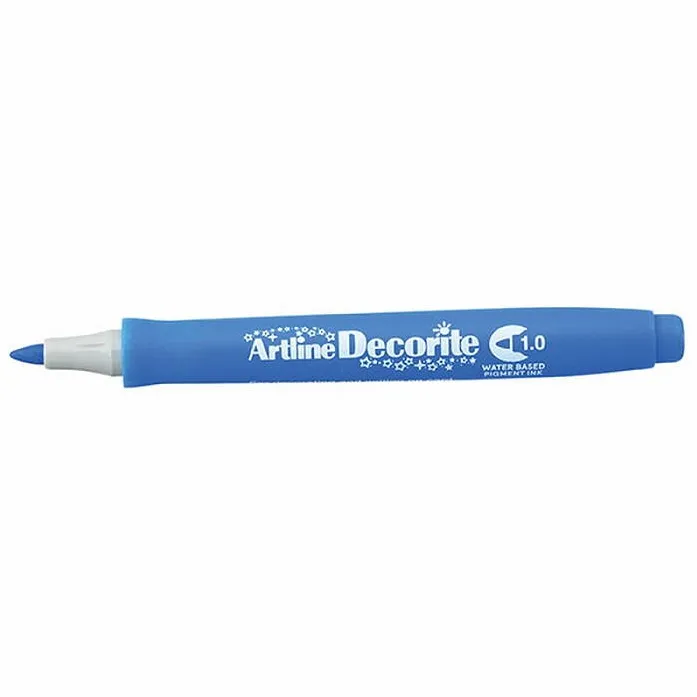 Artline Marker ARTLINE Decorite, varf rotund 1.0mm - albastru
