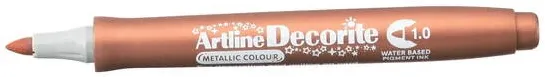 Artline Marker ARTLINE Decorite, varf rotund 1.0mm - bronz