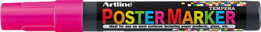 Artline Marker pentru poster ARTLINE, corp plastic, varf rotund 2mm - roz fluorescent