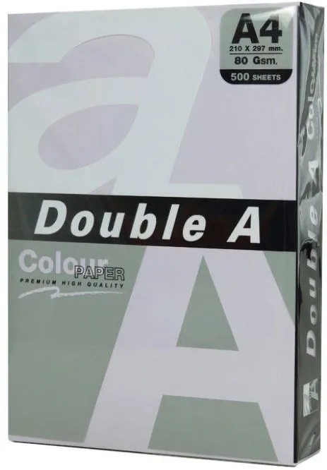 Double A Hartie color pentru copiator A4, 80gsm, 100coli/top, Double A - pastel lavender