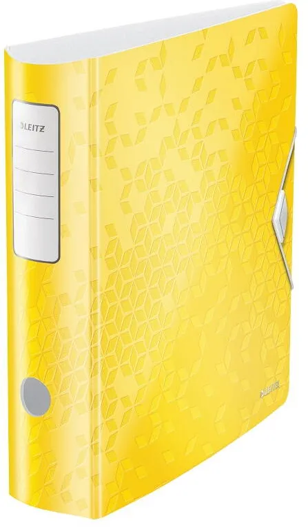 Leitz Biblioraft LEITZ 180 Active WOW, polyfoam, partial reciclat, A4, 82 mm, galben