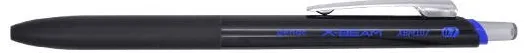 Penac Pix PENAC X-Beam XBM-107, rubber grip, 0.7mm, clema metalica, corp negru - scriere albastra