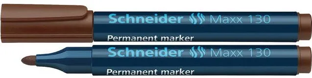 Schneider Permanent marker SCHNEIDER Maxx 130, varf rotund 1-3mm - maro