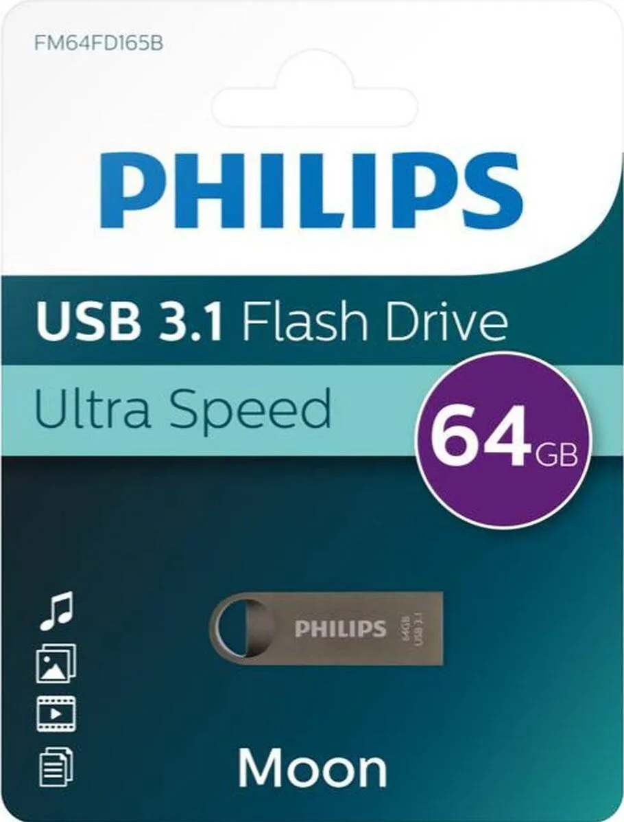 Memorie USB Philips Memory stick USB 3.1 - 64GB PHILIPS Moon edition
