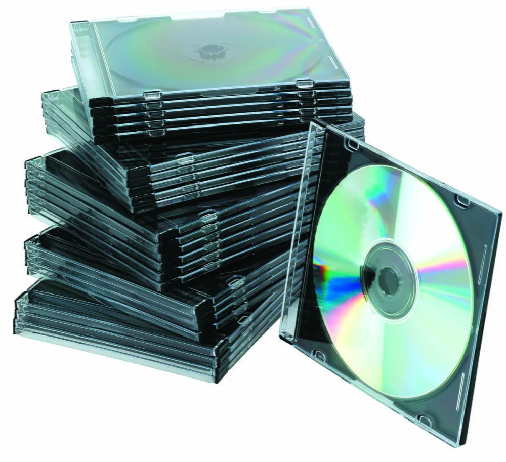 Q-CONNECT Carcasa slim pentru CD/DVD, 25 buc/set, Q-Connect