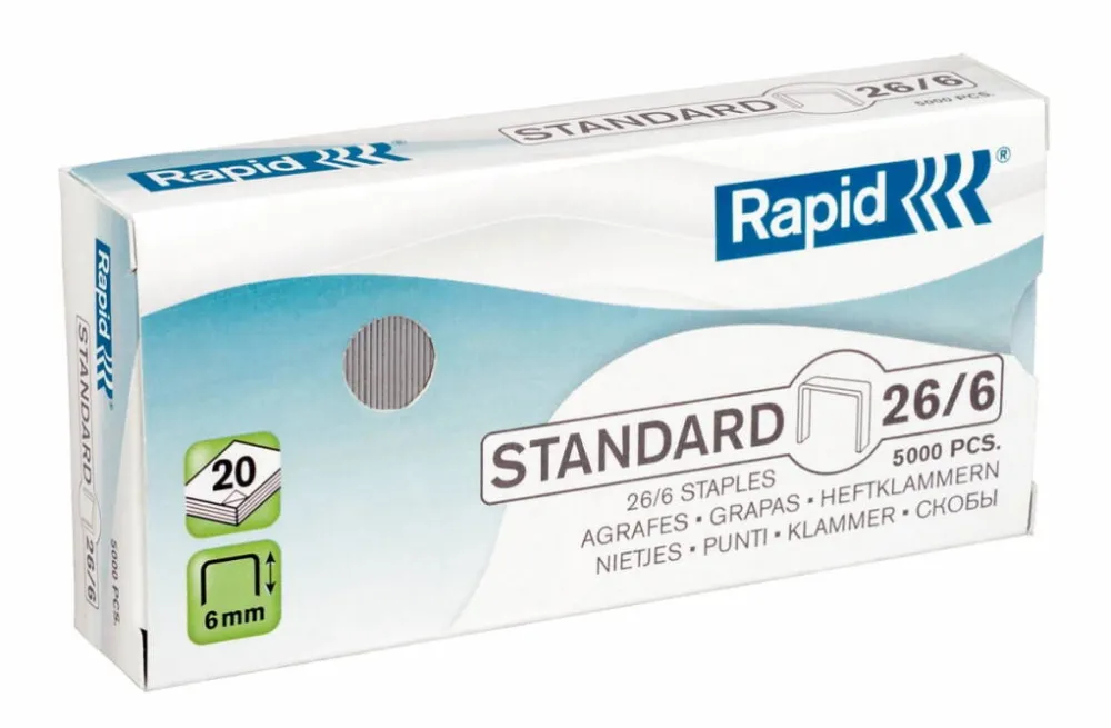 Rapid Capse Rapid Standard, 26/6, 2-20 coli, 5000 buc/cutie