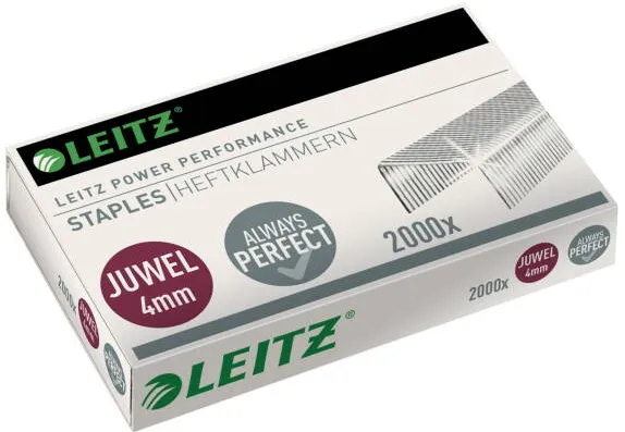 Leitz Capse LEITZ Juwel, 4 mm, 2000 buc/cutie