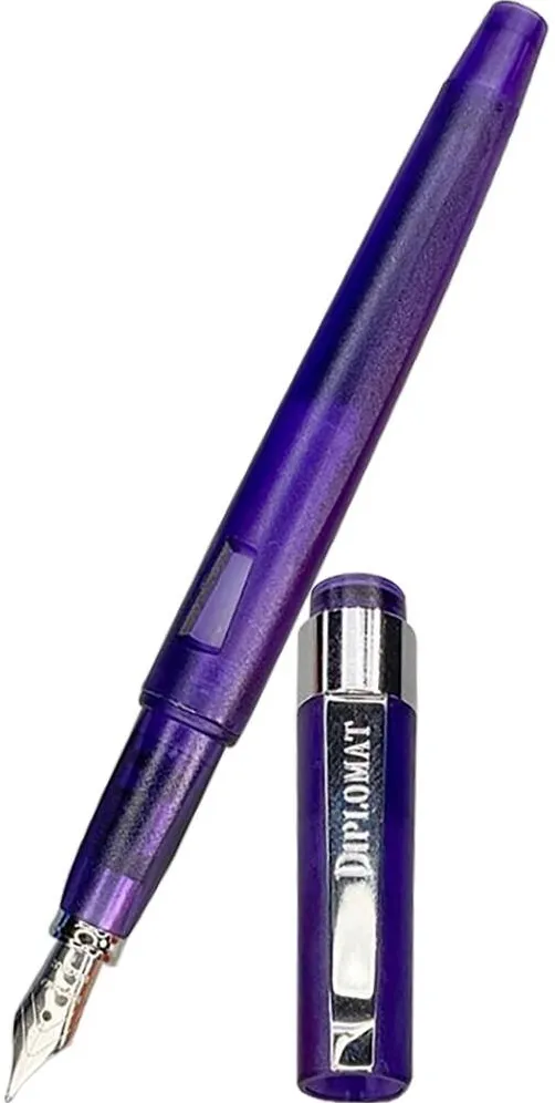 Diplomat Stilou DIPLOMAT Magnum, cu penita B, din otel inoxidabil - demo purple